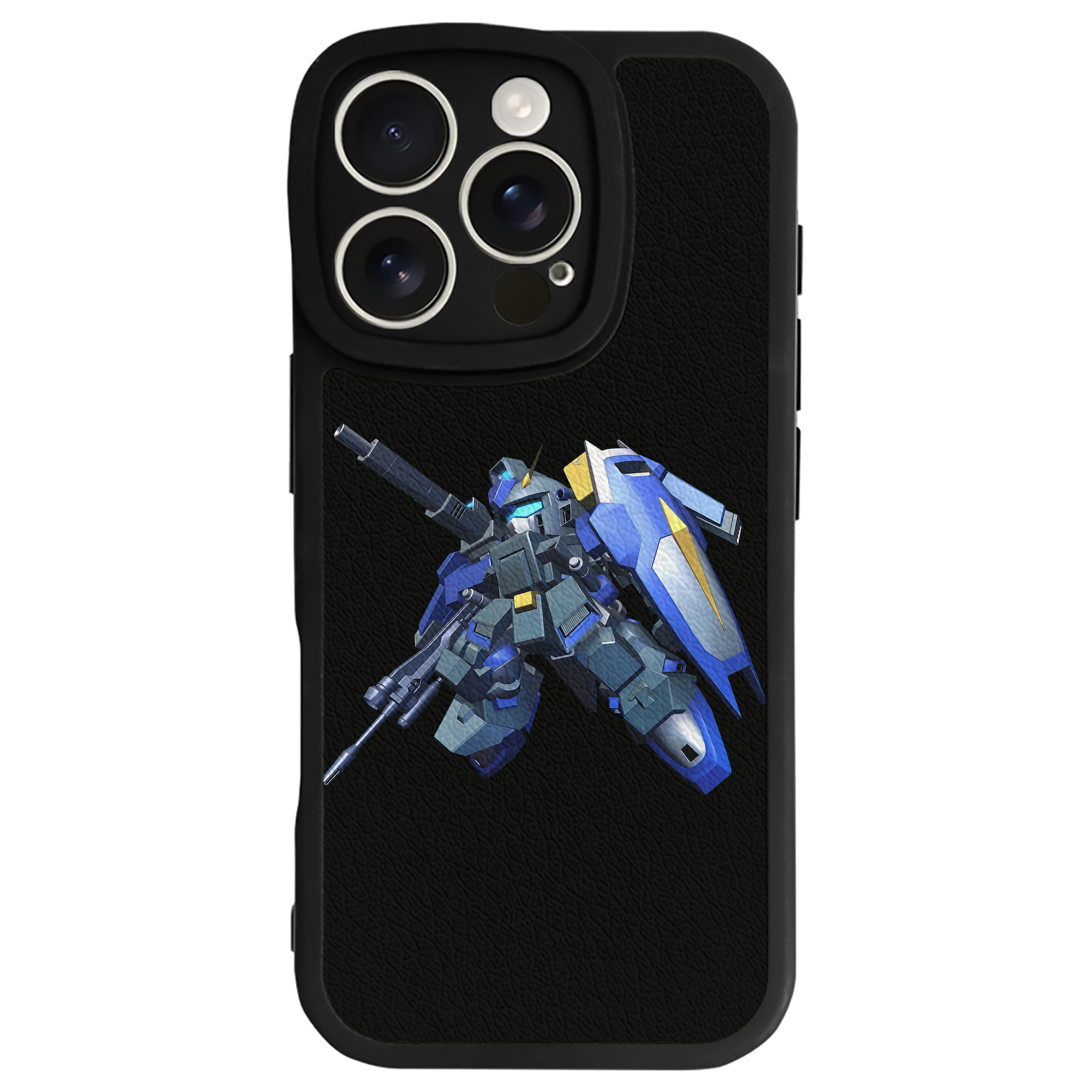 （画像用） 機動戦士ガンダム Mobile Suit Gundam 【iPhone 16シリーズ対応】シリコンスマホケース（レザー調） 材質：シリコン